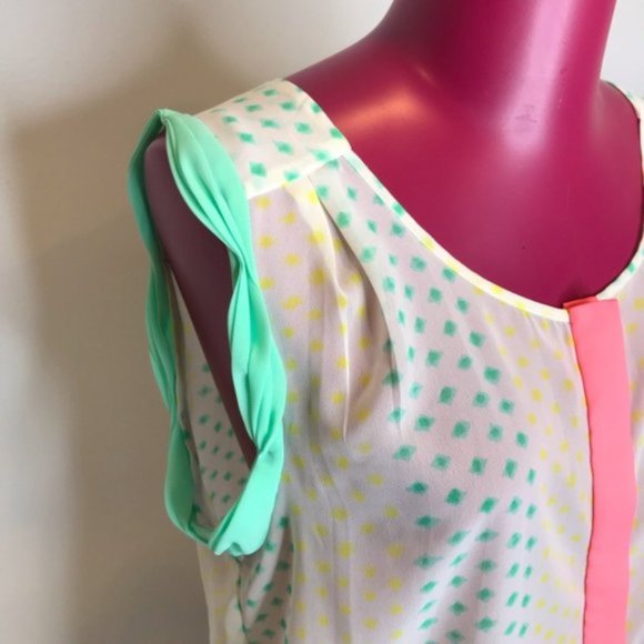 American Eagle Sheer Sleeveless Top Size M - Picture 7 of 8